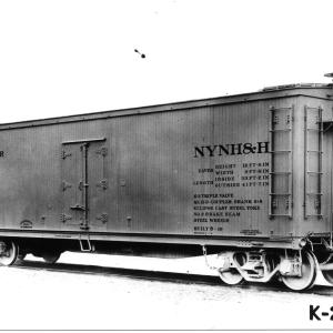 Wood box car 22526